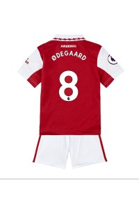 Arsenal Martin Odegaard #8 Babyklær Hjemme Fotballdrakt til barn 2022-23 Korte ermer (+ Korte bukser)